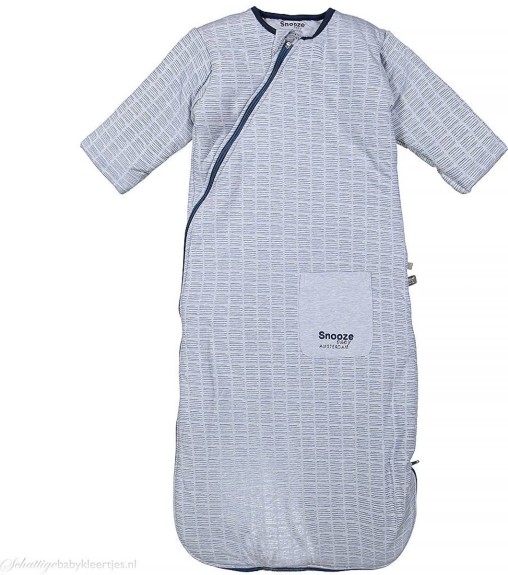 Snoozebaby slaapzak blue melange - Maat 9-24 maanden 