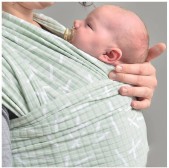 Lodger draagdoek hydrofiel Cocooner Sprinkle - Lichtgroe