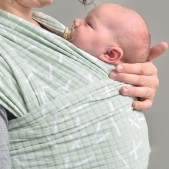 Lodger draagdoek hydrofiel Cocooner Sprinkle - Lichtgroe