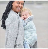 Lodger draagdoek hydrofiel Cocooner Sprinkle - Lichtgroe