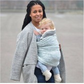 Lodger draagdoek hydrofiel Cocooner Sprinkle - Lichtgroe