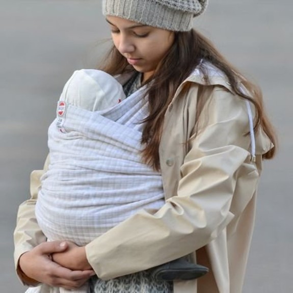 Lodger draagdoek hydrofiel Cocooner Sprinkle - Lichtgroe