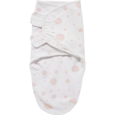 Meyco Swaddle Inbakerdoek - 4-6 mnd - Dots roze