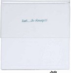 Ledikantlaken katoen Sst..ik slaap - jade 100 x 150 cm