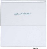 Briljant Baby Ledikantlaken katoen Sst..ik slaap - jade 