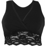 Slaapbh Biokatoen - zonder clips - Zwart - M