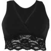 Carriwell Slaapbh Biokatoen - zonder clips - Zwart - M