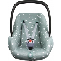 Briljant Baby Autostoelhoes - stone green spots groep 0+