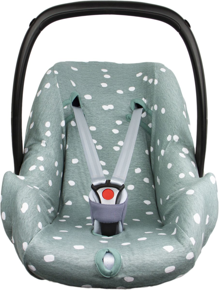 Autostoelhoes - stone green spots groep 0+