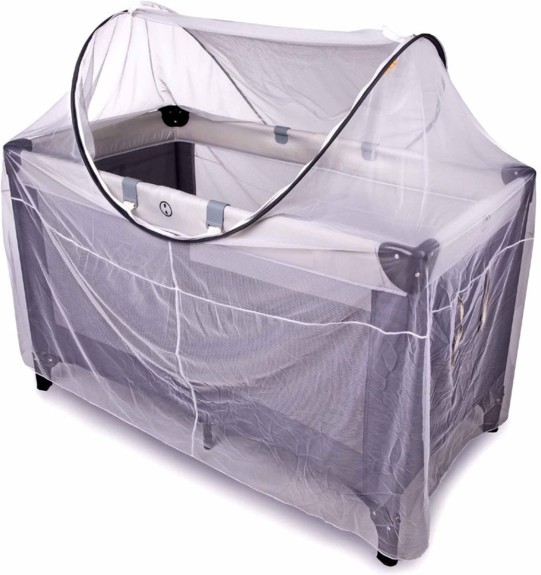 Deryan Luxe Campingbed klamboe - muskietennet