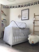 Deryan Luxe Campingbed klamboe - muskietennet
