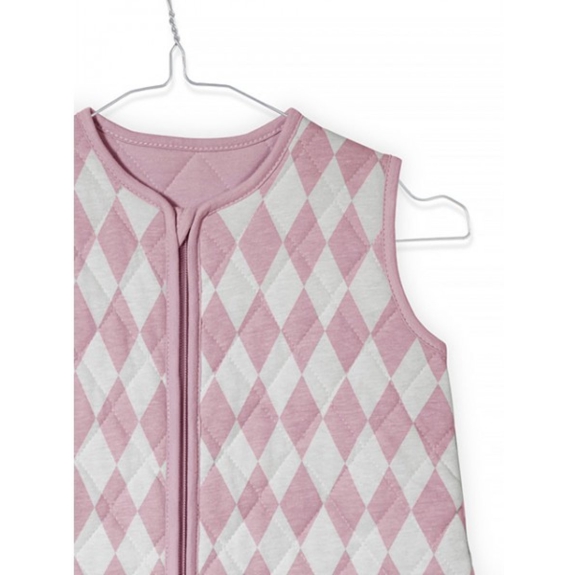 Jollein Diamond slaapzak Winter - 70 cm - Vintage roze