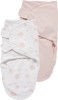 Meyco Swaddle Inbakerdoek 2-pack - 0-3 mnd - Dots/Uni ro