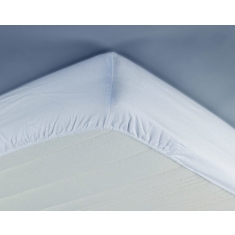 ABZ- Molton hoeslaken 90x200 - Wit