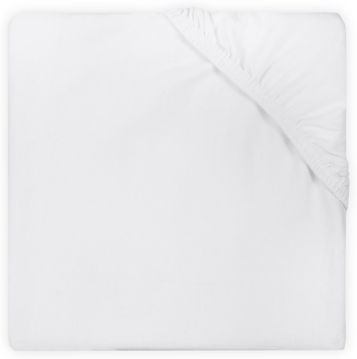 Hoeslaken double jersey 60x120cm wit