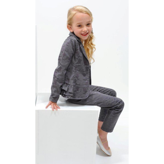 Le Chic Meisjes Broek - Grey - Maat 110