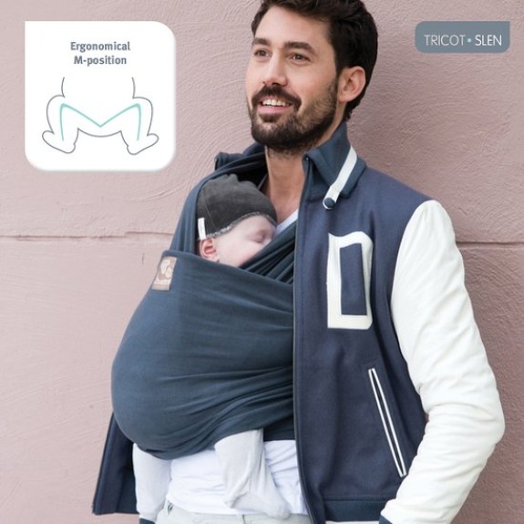 Babylonia Tricot-Slen - Draagdoek - Lichtgrijs