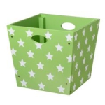 Kidsconcept opbergbak ster groen/ wit Kidsconcept opbergbak ster groen/ wit
