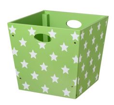 Kidsconcept opbergbak ster groen/ wit