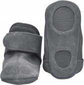 Lodger Walker Babyslofjes - Leer Donkergrijs -15-18 mnd