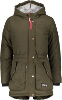 NoBell' Meisjes Winterjas - Dusty Olive - Maat 146/152