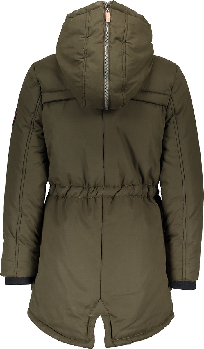 Meisjes Winterjas - Dusty Olive - Maat 146/152 - afbeelding 2