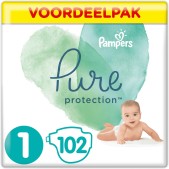 Pampers Pure Protection - Maat 1 (2-5kg)- 102 Stuks