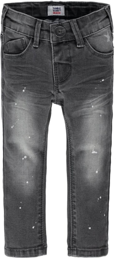 Tumble 'n Dry Meisjes Jeans Pearl Denim grey - Maat 98 - Babyoutlet