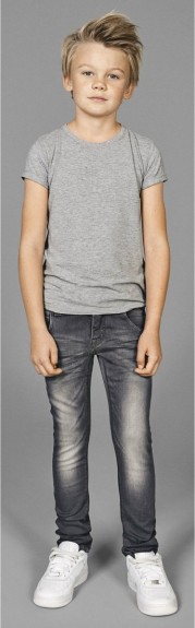 Name it broek jongens - grijs - NITclas - maat 116