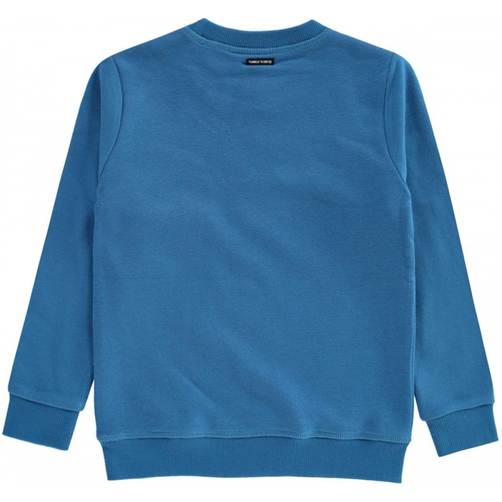 Tumble 'n Dry Sweater Oswald snorkel blue - Maat 116