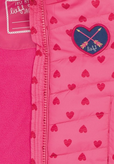 Lief! lifestyle Meisjes Winterjas - Roze - Maat 110 