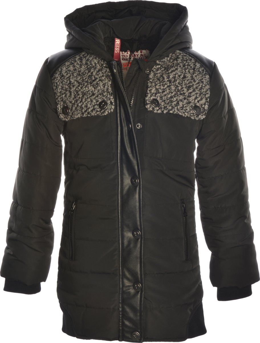 Meisjes Parka - black - Maat 98