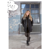 FLO Meisjes Parka - black - Maat 98