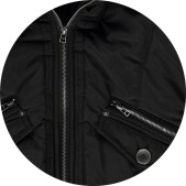 Tumble 'N Dry Meisjes Jas - Zwart - Maat 146/152