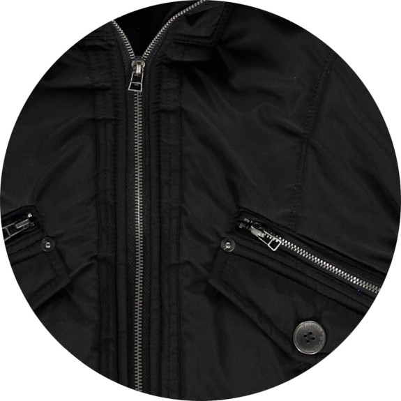 Tumble 'N Dry Meisjes Jas - Zwart - Maat 146/152