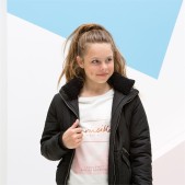 Tumble 'N Dry Meisjes Jas - Zwart - Maat 146/152