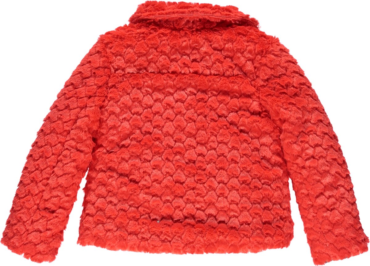 Meisjes Mantel - soft red - Maat 110 - afbeelding 2
