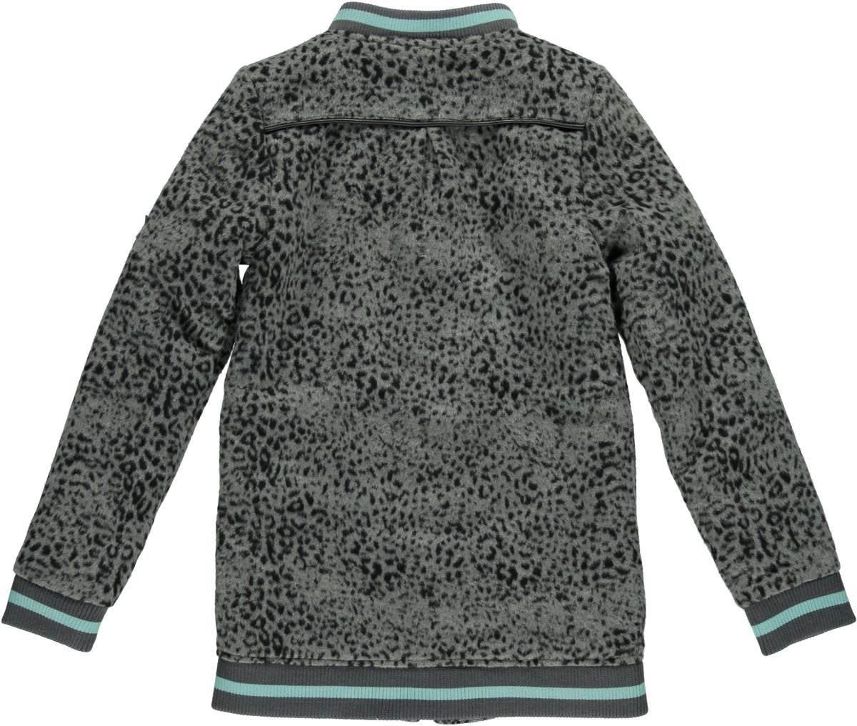Meisjes Jack - Panter print - Maat 146/152 - afbeelding 2