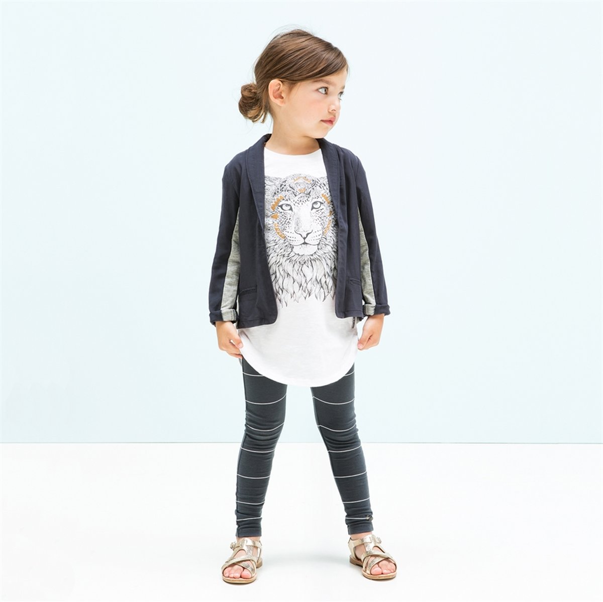 Meisjes Legging - india ink - Maat 104 - afbeelding 3