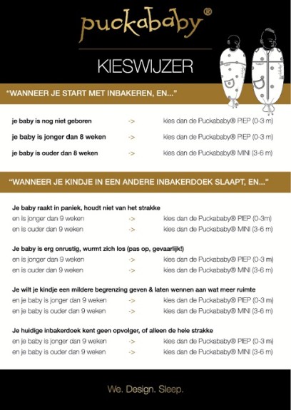  Puckababy Mini | Inbakerslaapzak 3/6 m | Rose