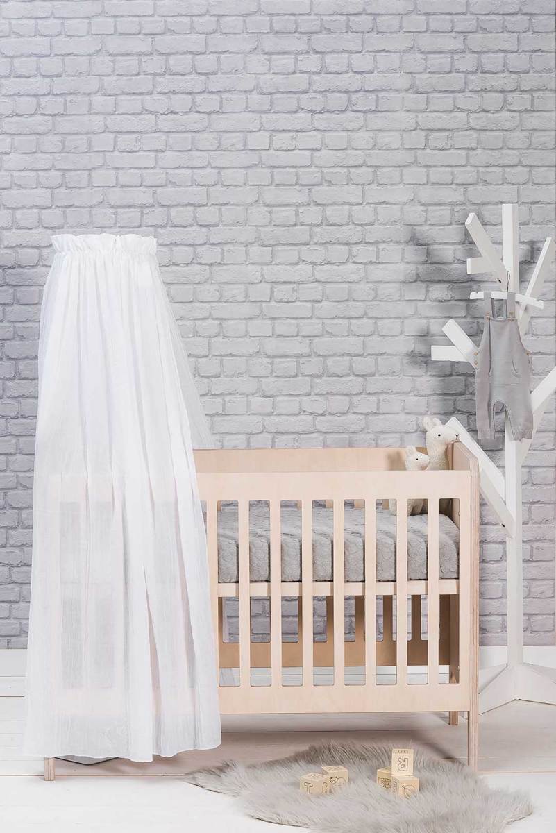 Sluier vintage 155cm white - afbeelding 3