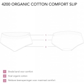 Carriwell Slip Biokatoen - Ecru - L