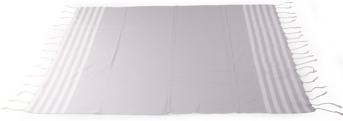 babydoek light grey 80x100 - afbeelding 2