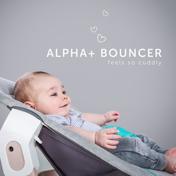 Hauck Alpha Newborn bouncer 2 in 1 Wipstoeltje Hearts