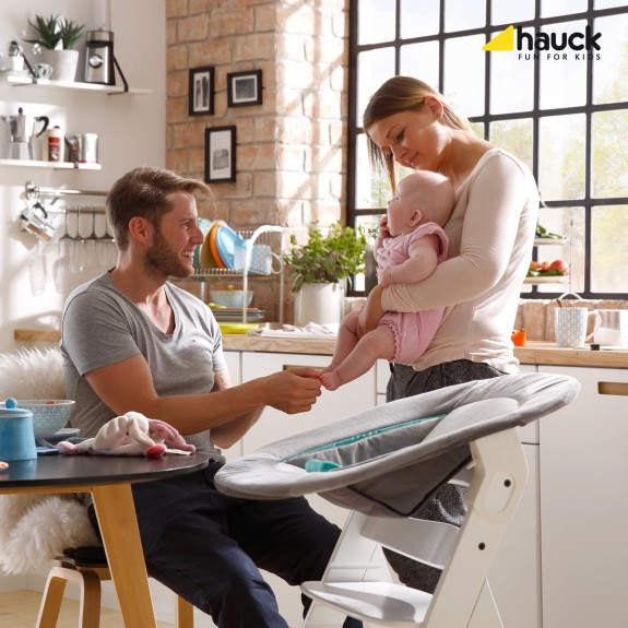 Hauck Alpha Newborn bouncer 2 in 1 Wipstoeltje Hearts