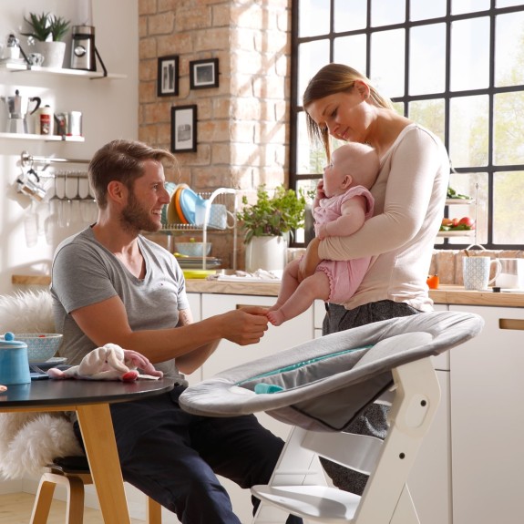 Hauck Alpha Newborn bouncer 2 in 1 Wipstoeltje Hearts