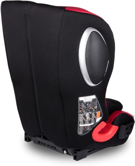 Lionelo Autostoel Adriaan Leather Groep 1/2/3 Rood/zwart