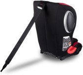 Lionelo Autostoel Adriaan Leather Groep 1/2/3 Rood/zwart