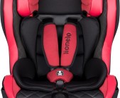 Lionelo Autostoel Adriaan Leather Groep 1/2/3 Rood/zwart