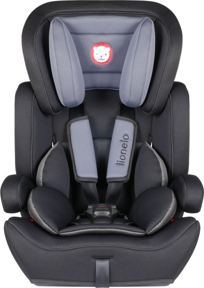 Lionelo Levi Plus Autostoel 9-36 Kg - zwart/grijs met ex